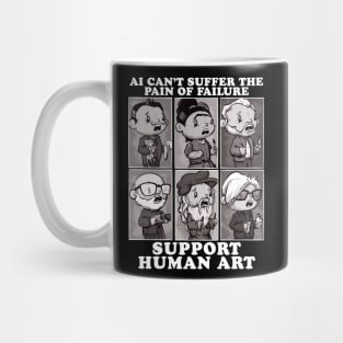 Support Human Art Mug